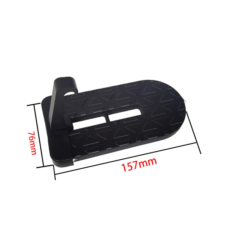 Foldable Car Door Step With Safety Hammer & Anti-Skid Wheel - Durable Aluminum Alloy Multi-Functional Roof Rack Hook