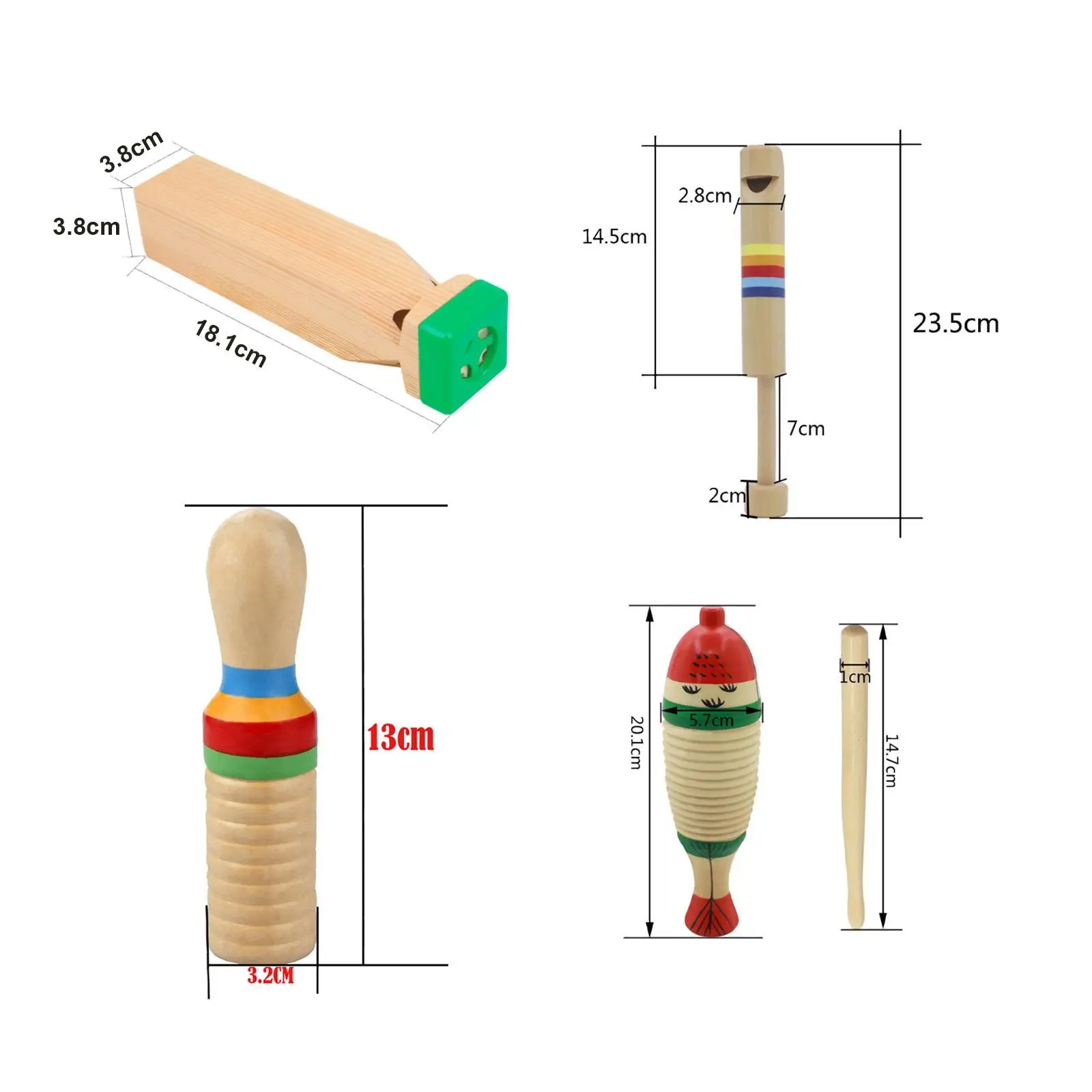 Montessori Percussion Instruments Musical Toys for Birthday Gift Babies