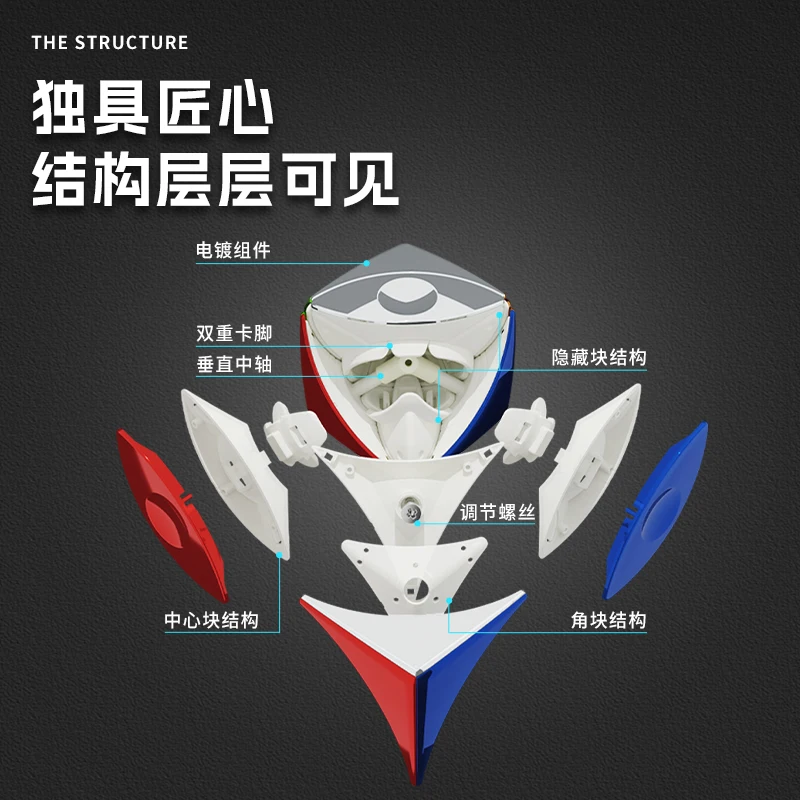 Sengsou Eye Magic Cube Eye Shengshou Stickerless Speed Cube Puzzle Toys Professional Gift Kids