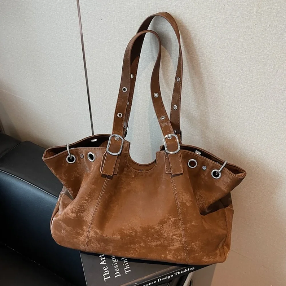 

Vintage Big Bags For Women Handbags Top-handle Handbag Fashion Satchel Dumpling Pack Tote Shoulder Bag Hobos Large Purse Bolsa