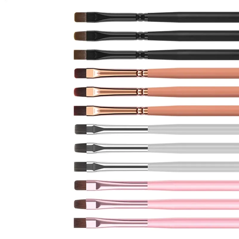 1/3PCS Gel Schilderij Borstel Nail Art Voor Gel Tip Uitbreiding Acryl Builder Accessoire Nail Art Penselen Gel nagelborstel