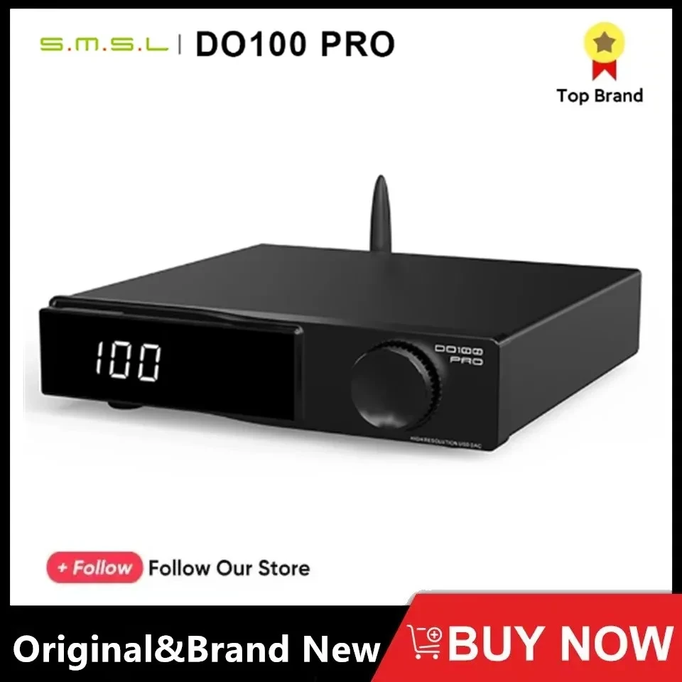 SMSL DO100 Pro Hi-Res MQA DAC Dual ES9039Q2M Decoder Bluetooth5.1 DSD512 OPA1612 HDMI-ARC High End Digital DAC For PS5 DO100pro