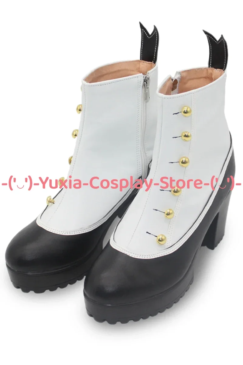 Yuxiacosplay! Buty do cosplayu Project Sekai Kamishiro Rui, rekwizyt postaci z anime, skórzane botki z PU, kostium na Halloween, karnawał, imprezę.