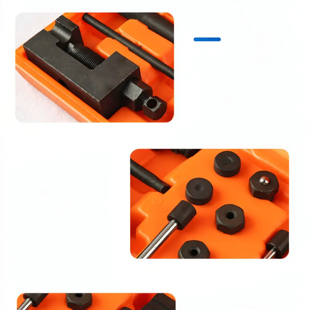 Professional Chain Removal Tool Kit Bicycle Motorcycle Drive Timing Chain Extractor Repair Maintenance Alloy Equipment