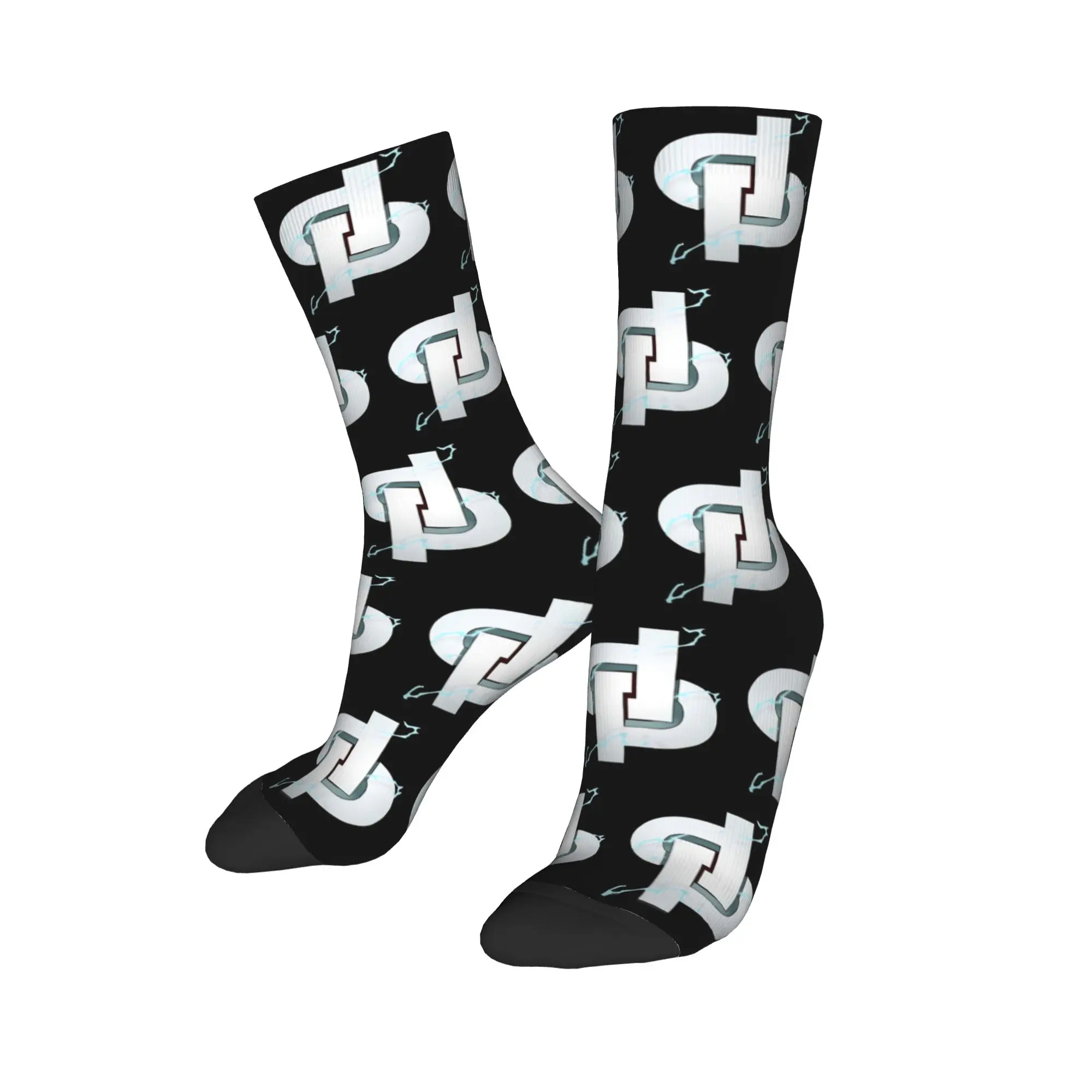 Hip-hop Jul Rapper Skateboard Socks  Polyester Crew Socks for Women Men Sweat Absorbing