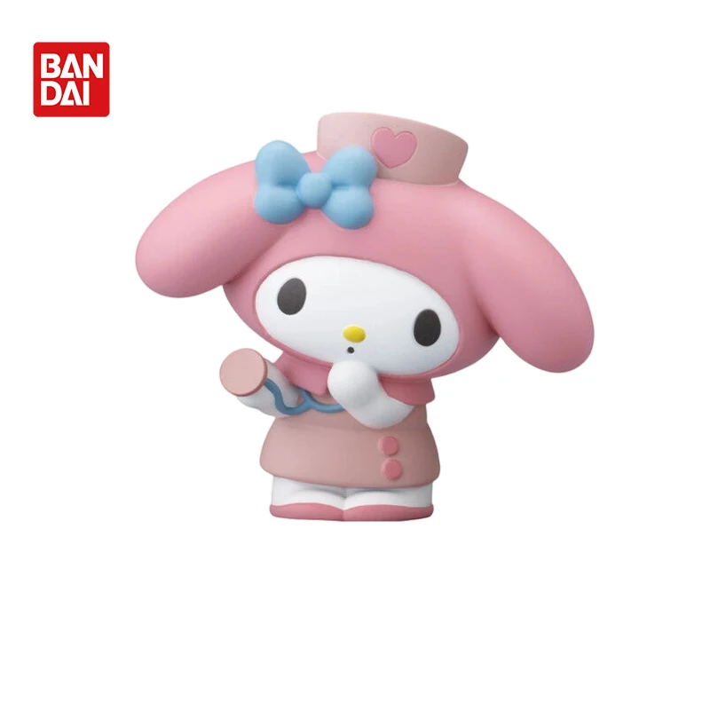 Original Sanrio Character Friends Animation Peripheral Toys Kuromi Cinnamoroll Boxed Gacha Anime Action Model Figures Collection