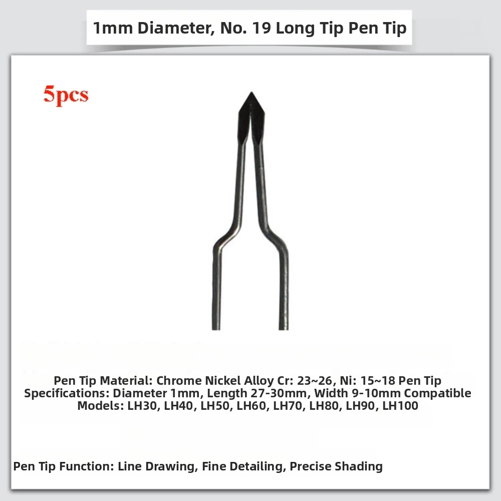 5pcs High Impedance Electric Heating Wire Pen Tip High Temperature Multistyles Soldering Iron Wire Portable
