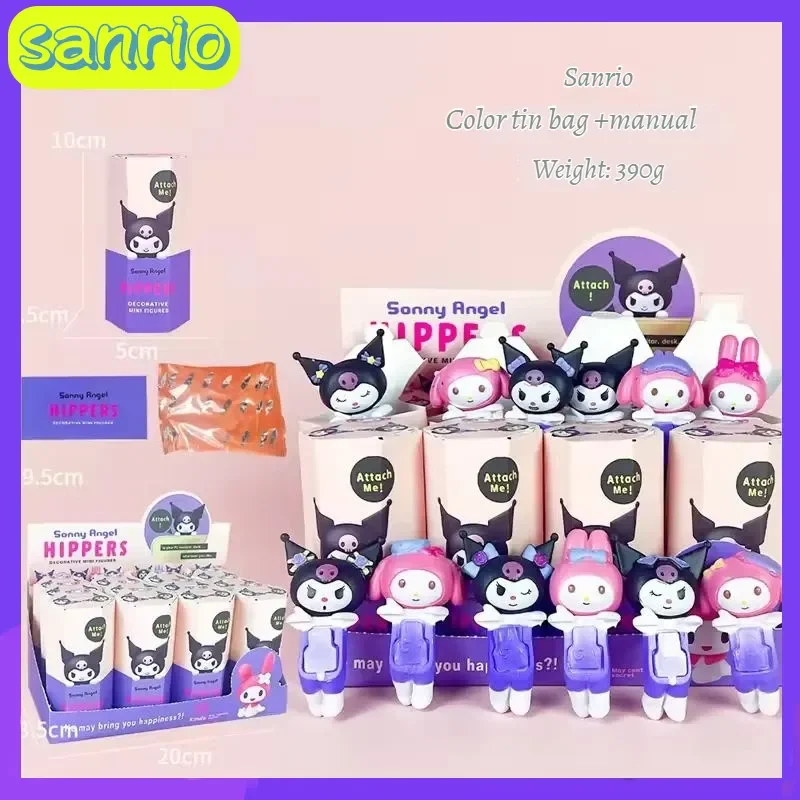 

Новый 12 шт. Sanrio Hello Kitty Kuromi коробка-сюрприз персонаж мультфильма игрушка модель куклы Рождественский подарок для детей.