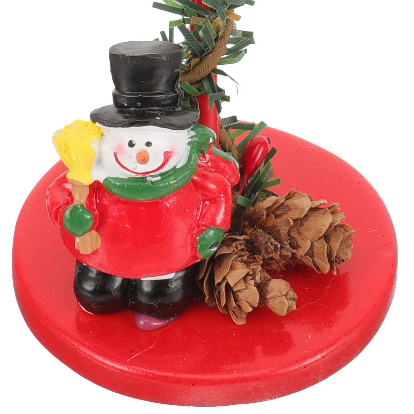 

Resin Metal Christmas Reindeer Holder Decorative Candlestick Holder Xmas Tealight Stand Desktop Xmas Decoration