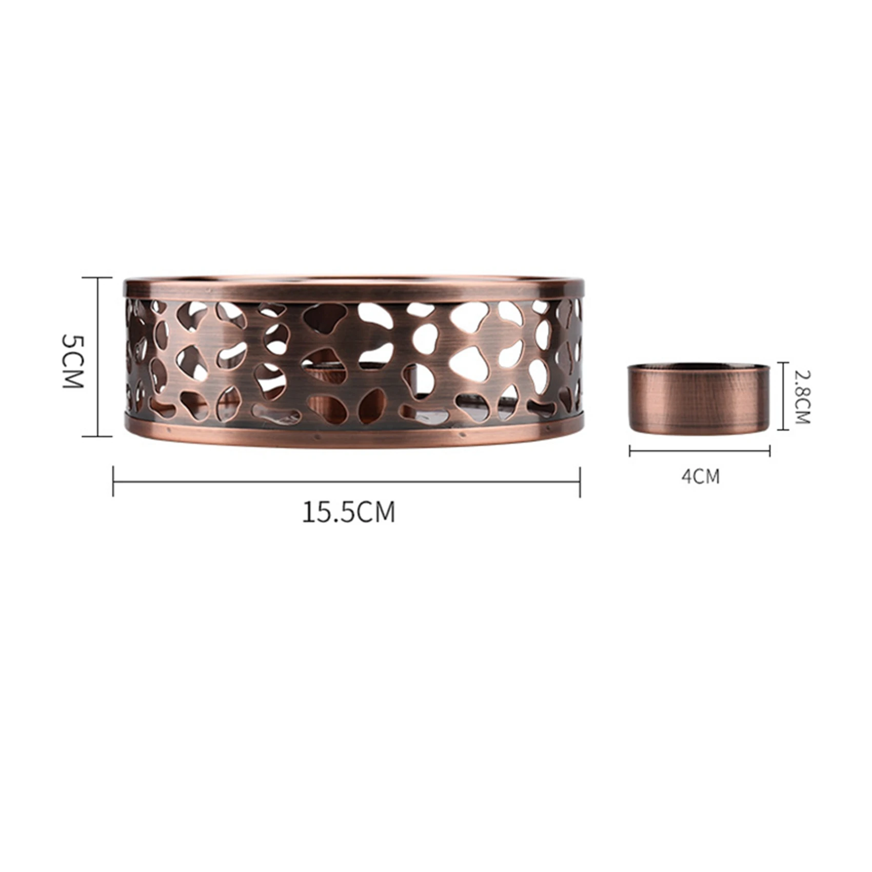 

A71P 2X Durable Stainless Steel Tea Warmer, Heating Base, Teapot, Warm Tea Stove, Candle Teapot, Tea Set