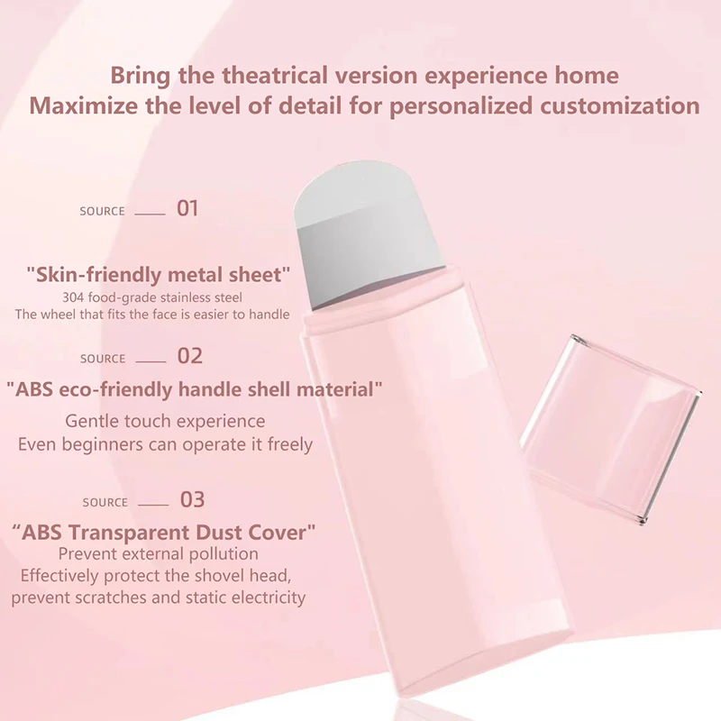 Scrubber per la pelle del viso e del corpo – Spatola esfoliante a doppio scopo per una pulizia profonda, la rimozione dei punti neri e la cura dei pori