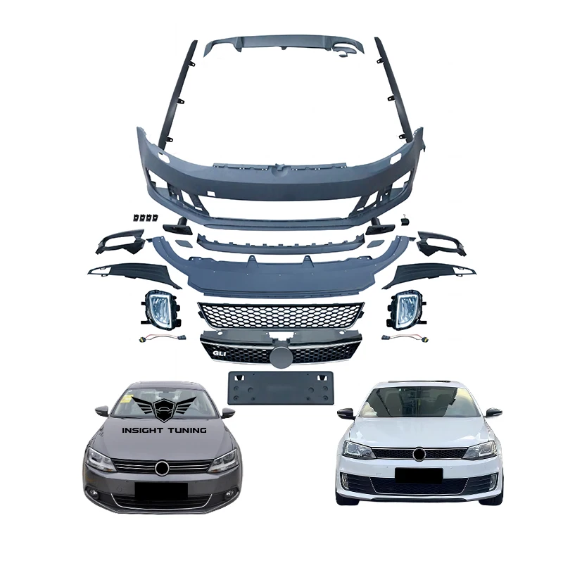 

Auto Parts Upgrade Front Bumper Fog Light 2012 Bodykit for VW Jetta Convert to GLI Body Kit