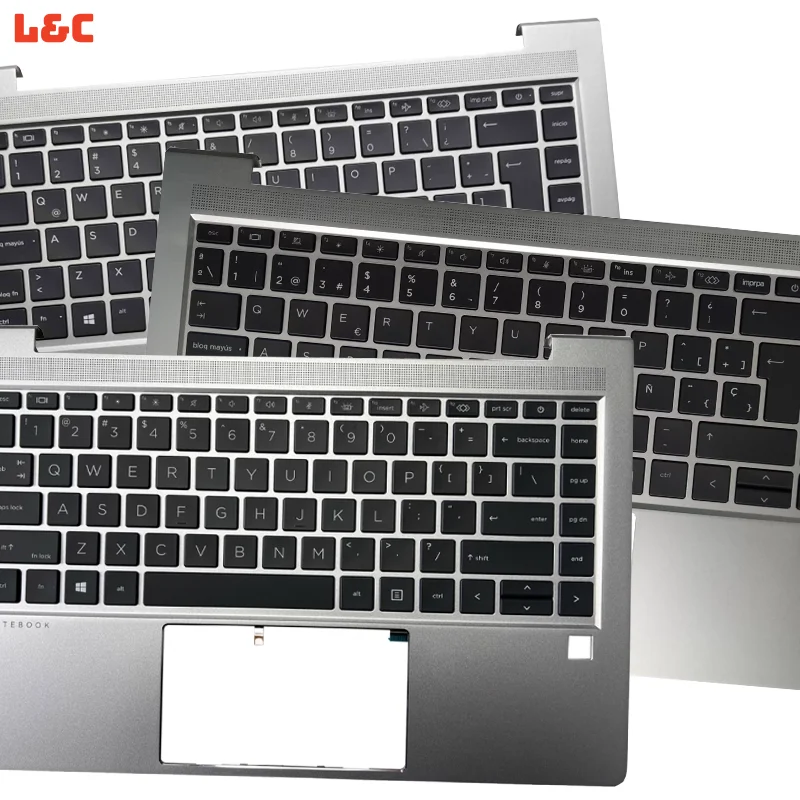 

Новая клавиатура с подсветкой для Elitebook 640 645 G9 G10 US/SP/LA/BR с интерфейсом SC, верхняя крышка упора для рук, запасные части для компьютера