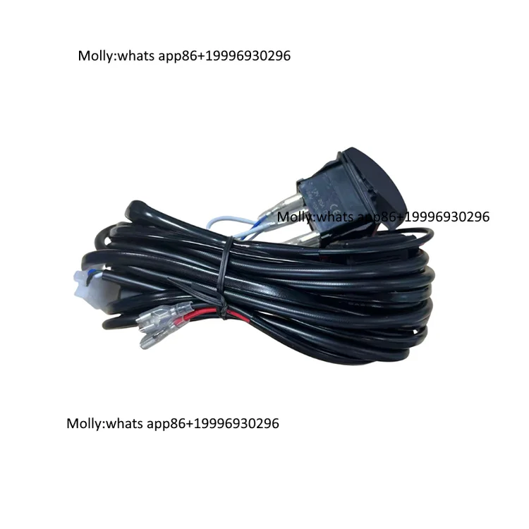 New Trontech 12-24V LED Work Light Harness Kit for Electric Motorcycle & Car Universal Fitment Copper Plated Wire Core