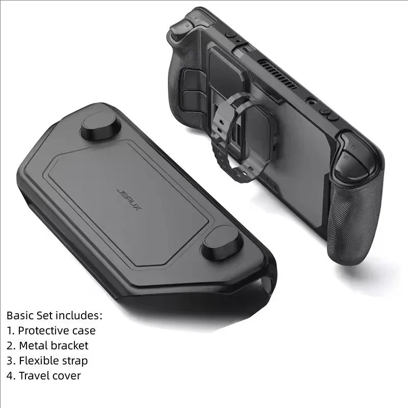 ModCase for Steam Deck OLED, Modular Protective Case Detachable Front Shell, Shock‑Absorbing Anti‑Drop Gaming Console Accessory