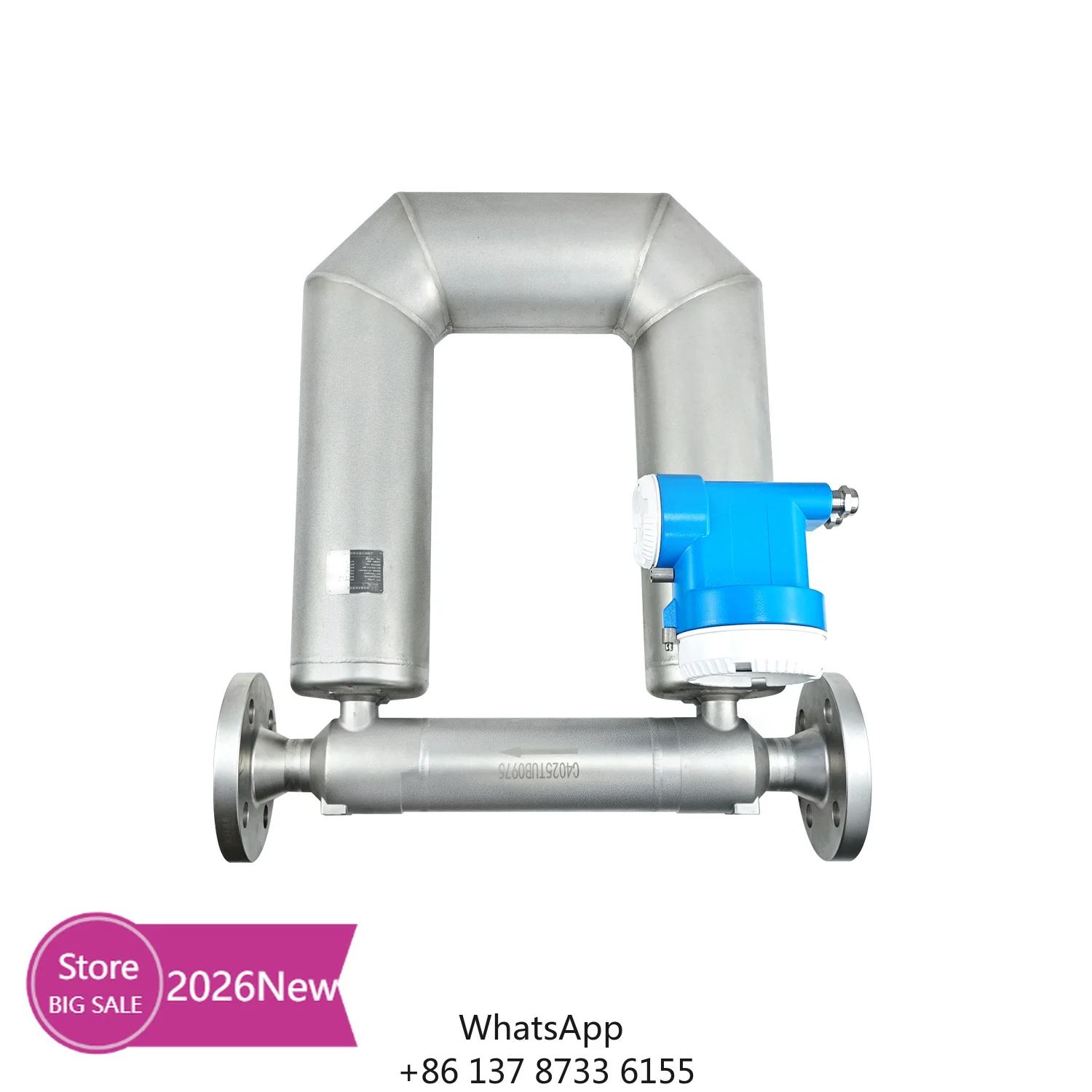 Multi-Parameter Digital Coriolis Flow Meter Density Measurement Process Control OEM Stainless Steel Gas/Water/Air/Oil