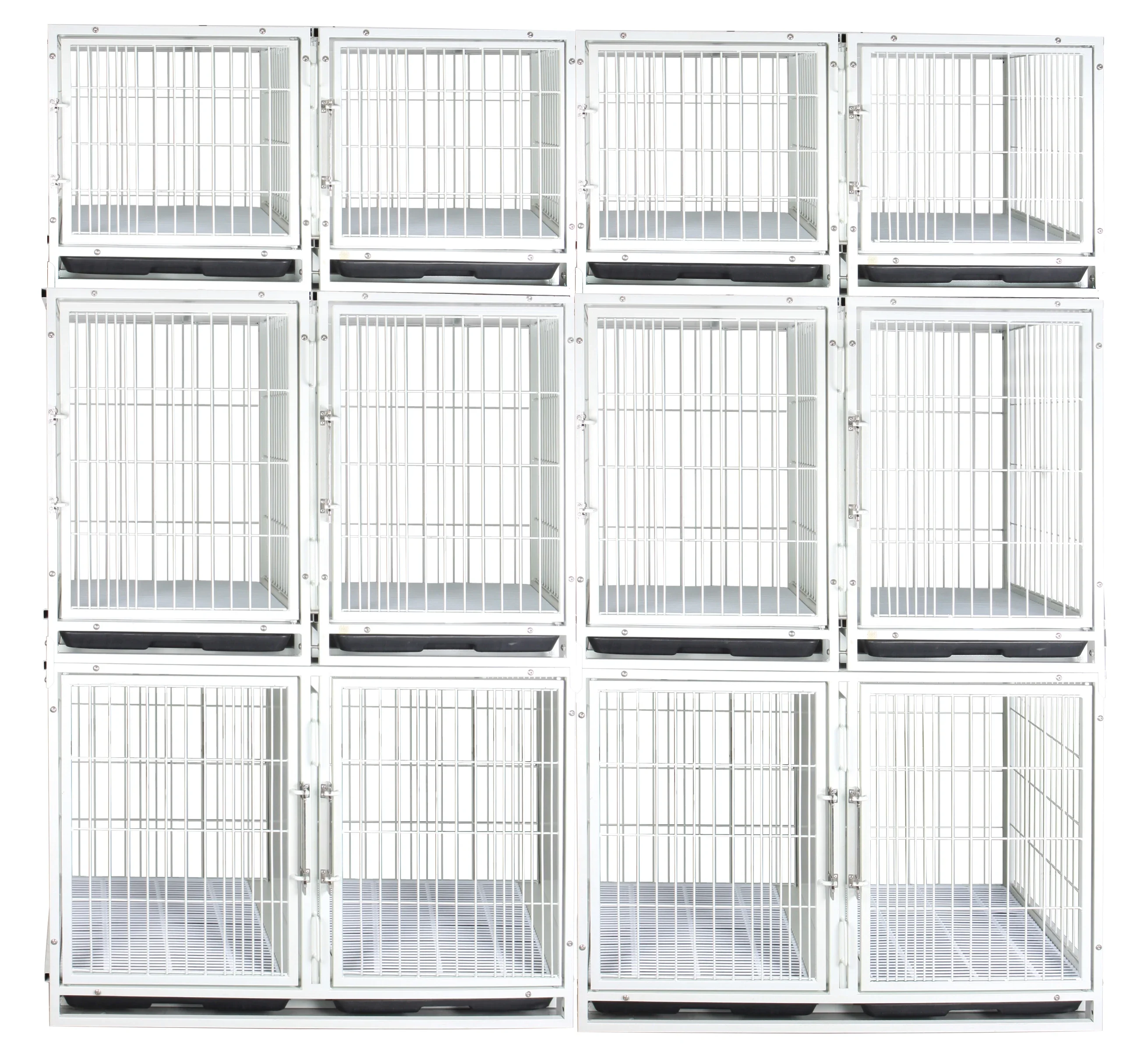 Good Price Veterinary cage Stainless Steel Four Sets of Dog Cat Stainless Steel Pet Cage