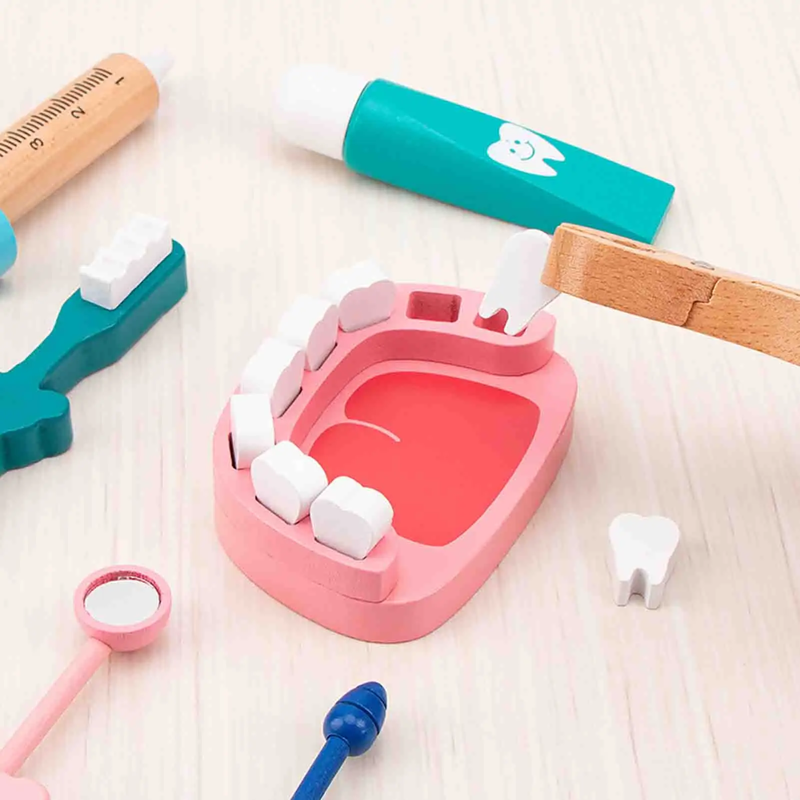 ZK40 Doctor Kit voor kinderen Educatieve simulatie Fantasierijke ontwikkeling Doctor Pretend Set Tandheelkunde