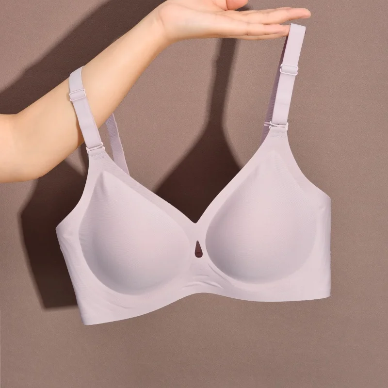 

New Deep V Knitting Bra Women Wireless Bras Sexy Carved Padded Bralette Ladies Comfortable Brassiere Female Soft Underwear S-XXL