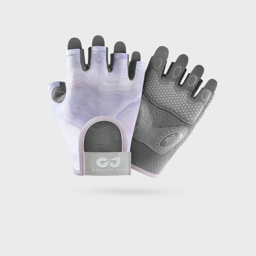 

Half Finger Half Finger Gloves Nylon Non-slip Cycling Gloves Breathable Multiple Colors Workout Gloves Women Men
