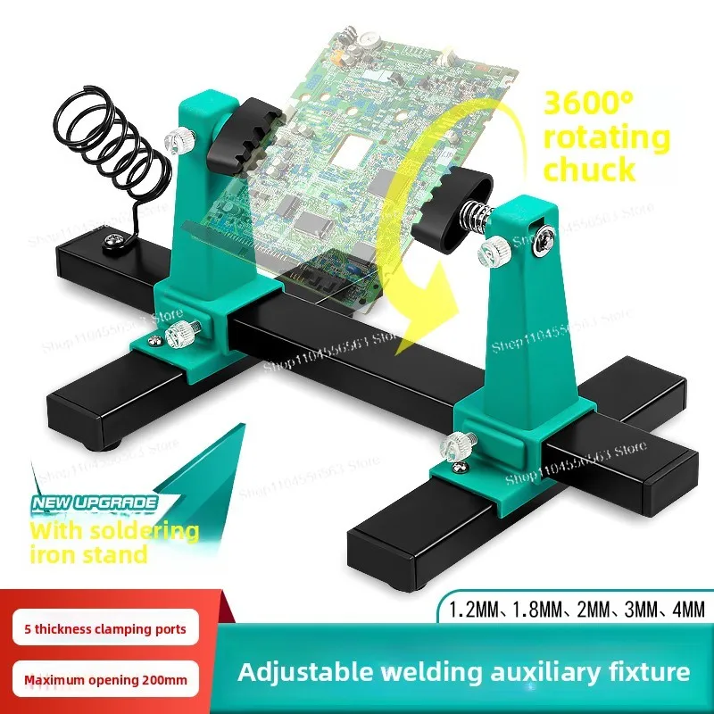

Держатель для паяльника с вспомогательной фиксацией, подставка для ремонта и пайки материнских плат телефонов