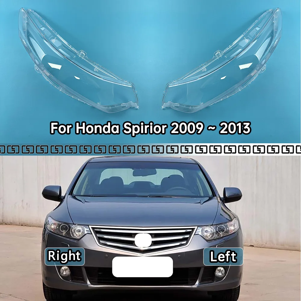 

For Honda Spirior 2009 2010 2011 2012 2013 Car Accessories Headlamp Cover Transparent Lampshade Headlight Shell Plexiglass