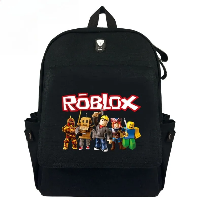 

ROBLOX креативный периферийный мультяшный рюкзак с мультяшным принтом, студенческий рюкзак в студенческом стиле, сумка для компьютера, дорожная сумка, предметы первой необходимости