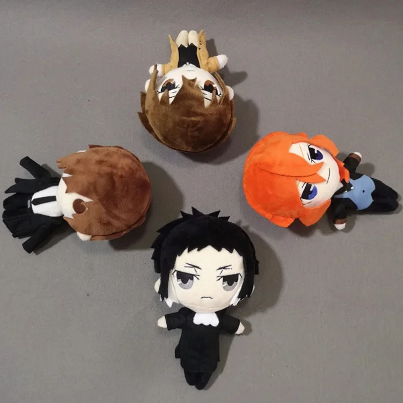 Stray A Dogs Anime Peripheral Doll Short Haired Velvet Edogawa Rampage Zhongyuan Nakano Ryunosuke 20cm Q Cotton Version Doll New