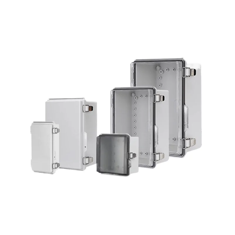 ABS IP65 Waterproof Junction Enclosure, Stainless Steel Latch, for Outdoor Distribution & Splicing