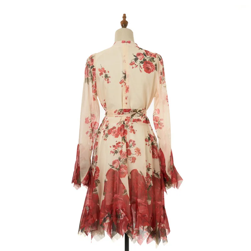 Ele ort imprimé Dr avec bouton détail t-shirt couleurs disponibles rue Sle taille haute velours tissu tenue décontracté