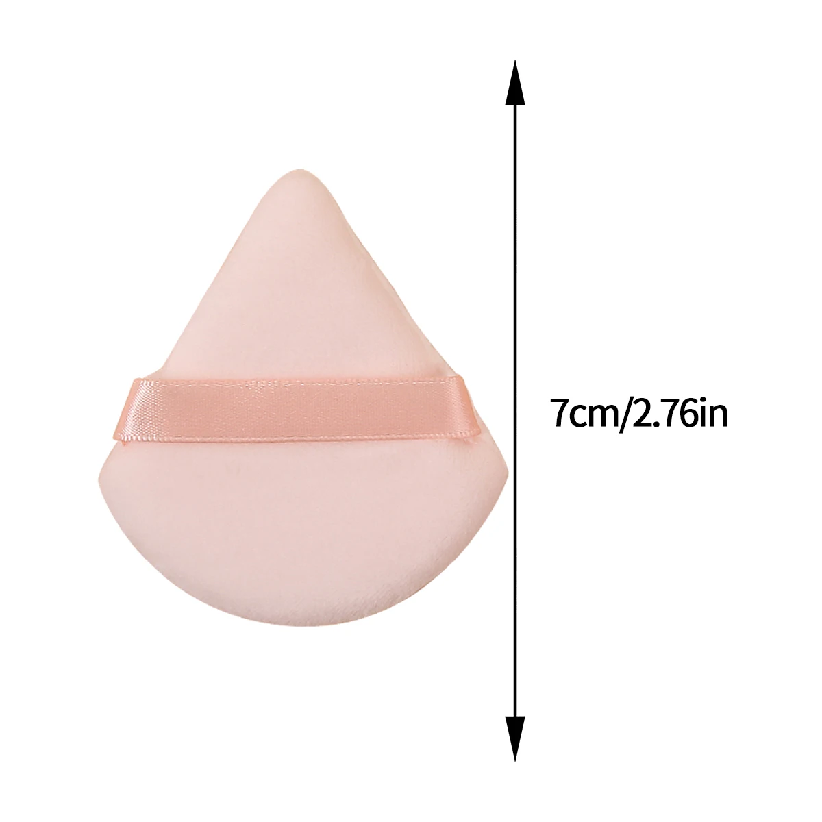 6 pièces bouffée de poudre de goutte d'eau super douce, bouffée de poudre de maquillage éponge, bouffée de poudre sèche à double usage sèche et humide, outil de beauté portable