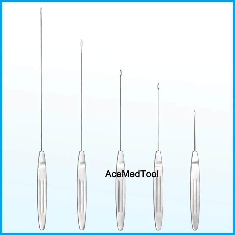 Puncture Traction Suspension Needle Made in Stainless Steel Plastic Puncture Needle Surgery Tool 8mm Head Length