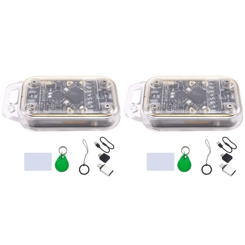 FEDI-2X Chameleon V3.0 RFID Smart Chip Reader Emulator 125K 13.56M IC Card Tag Copyer+UID Keychain/CUID Card Read Writer