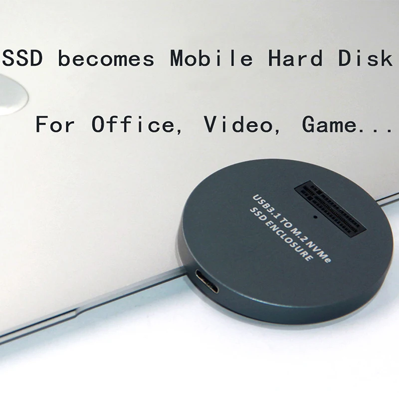 M2 SSD чехол NVMe корпус USB 3.1 Type C Gen2 10 Гбит/с M/B + M ключ M.2 NVMe SSD Внешний адаптер Коробка для 2230 2242 2260 M2 SSD