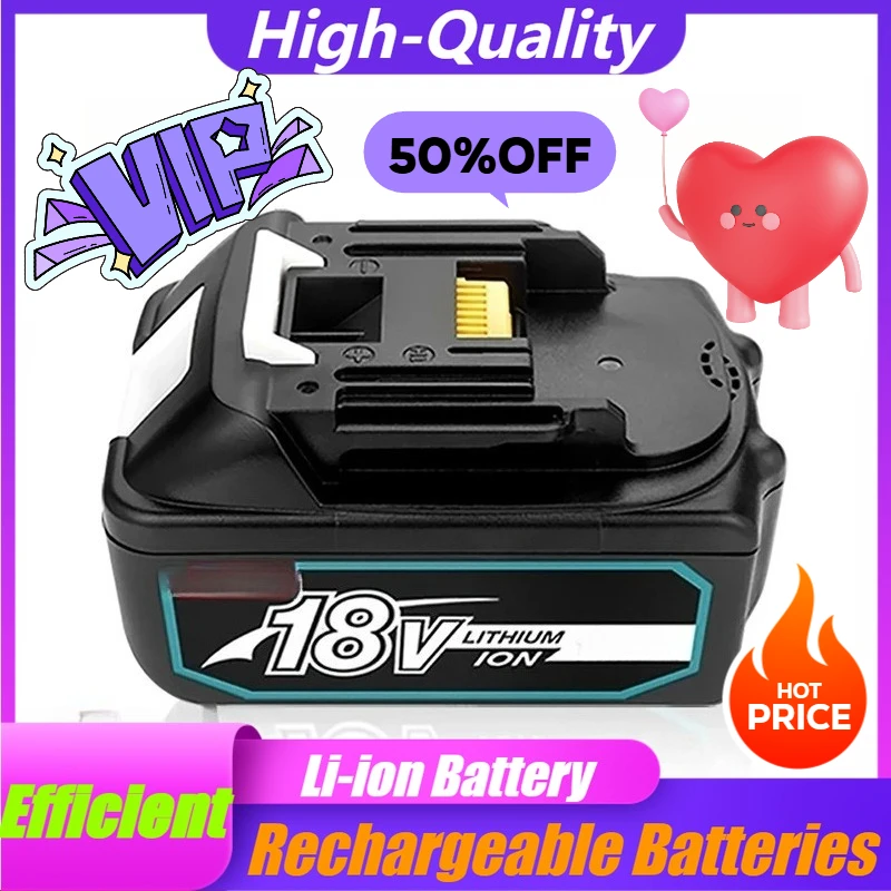 

6000mAh/8000mAh/12000mAh for Makita 18V Lithium-Ion Battery Power Tools Including Electric Rechargeable Batteries