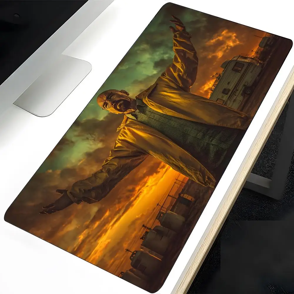 

Коврик для мыши B-breaking Bad в стиле аниме, большой игровой коврик с застежкой по краям, утолщенный, для компьютерной клавиатуры, стола, рабочего места