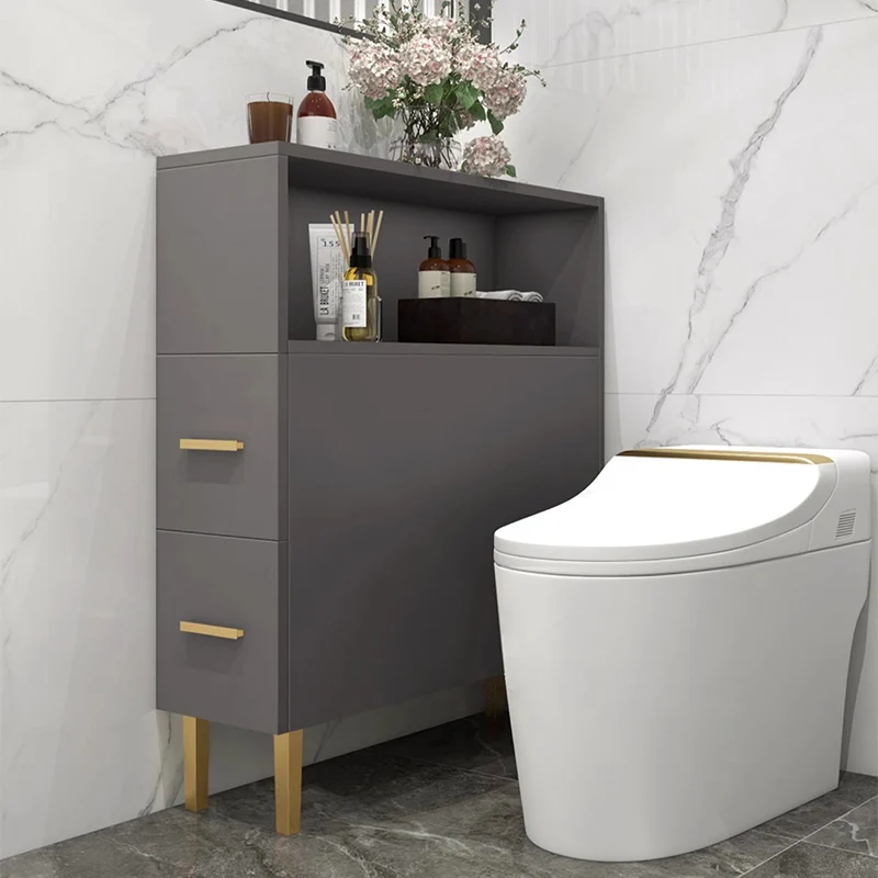 خزانة تخزين خشبية منظم أقسام المرحاض تطهير الطب خزانة حمام ورق فاخر أثاث منزلي Gabinete #2