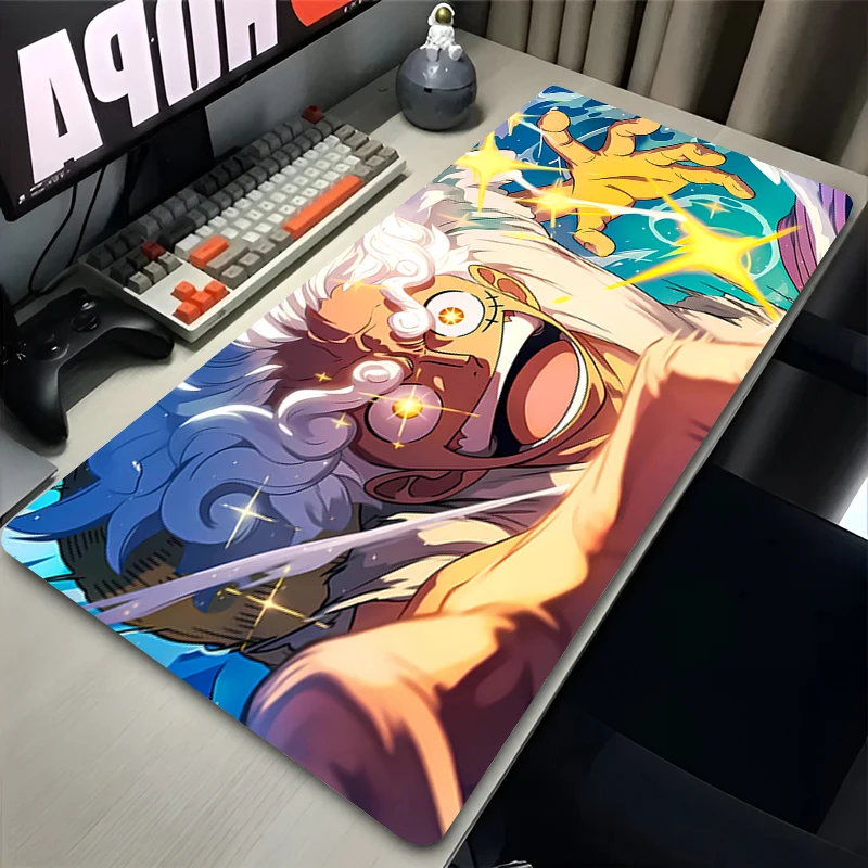 Mouse Pad Rubber Edge locking mousepads Game play mats notebook computer Pad table mat PC carpet O-ONE PIECES L-Luffy Mousepad