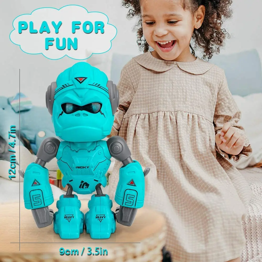 Gorilla Robots Toys - King Kong Toys Model Touch Sensing Function,Robot Toy for Boys with Lights and Sounds,Best Gift for Kids