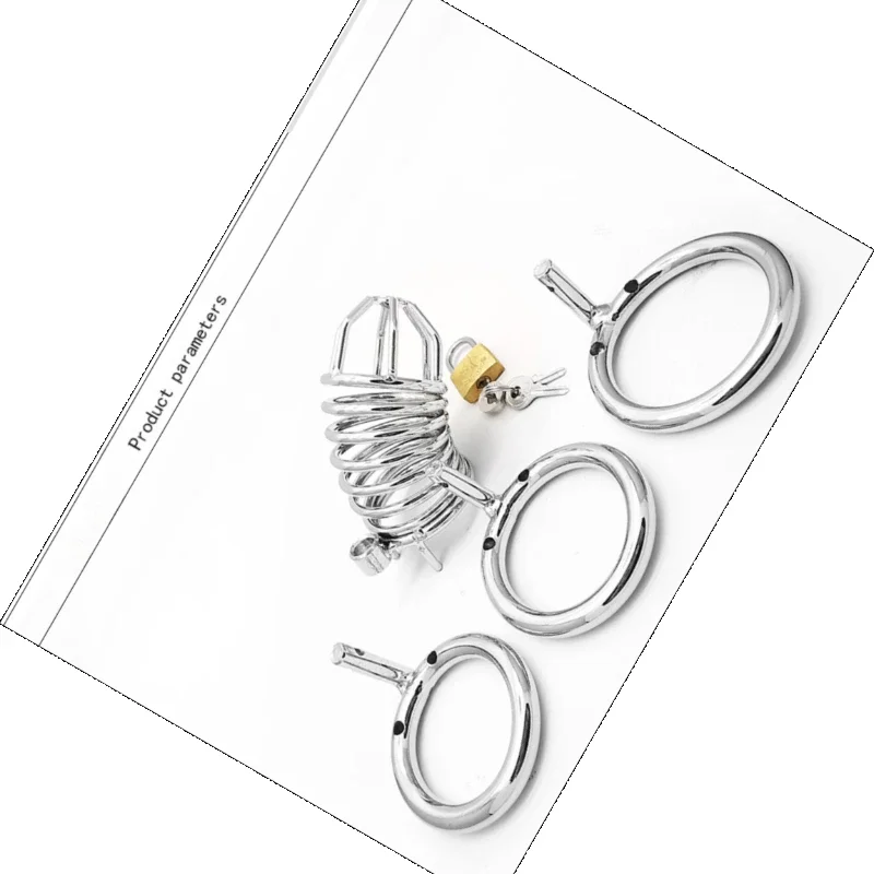 MaleChastityCageDeviceStandardCockCage مع حلقات المثيرة الحب قفل SexToysforMenAdultsCBTCuckold FetishBDSMGearAdult Novelties