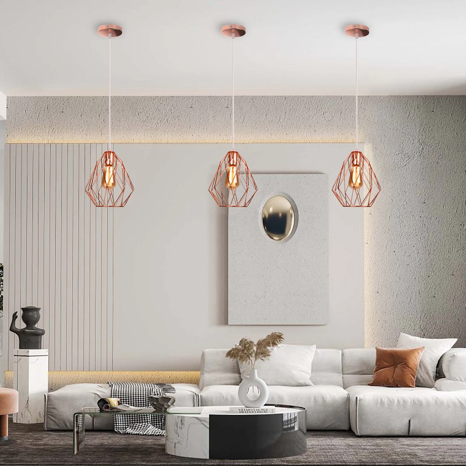 Industrial Iron Pendant Lights Vintage Retro Loft Hanging Lamp E27 Black Suspension Lamp for Dining Room Bedroom Decor Lighting image 6