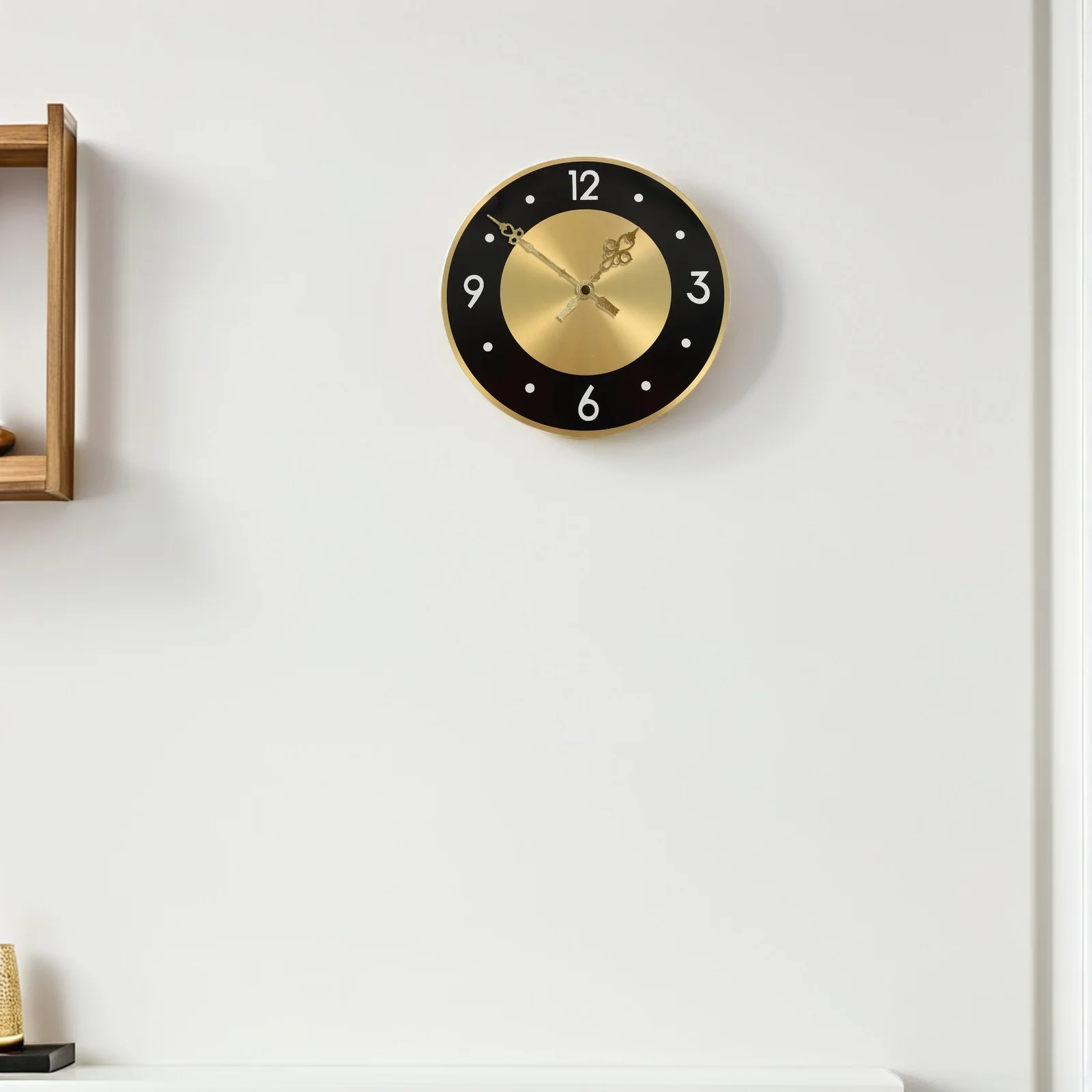 

Vintage Wall Clock Dial Face Round Arabic Numeral Metal Panel DIY Repair Replacement Clock Face for Quartz Mechanism Accessories