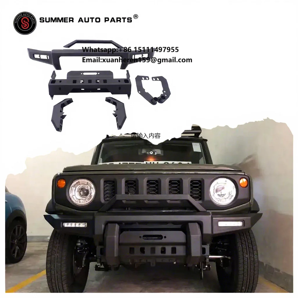 

Off-Road Anti-Collision Modified Protect Front Bumper Guard for Suzuki Jimny Jb23 Jb33 Jb43 Accessories