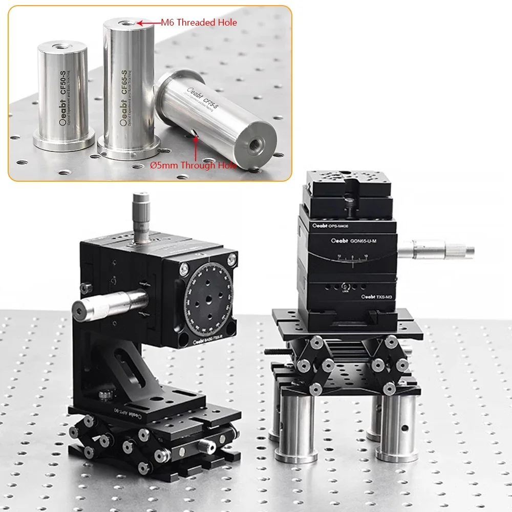

CF50-S 2D Optical Stainless Steel Strut Columns 25mm Diameter Strut Mirror Mounting Rods Base Rods Oeabt