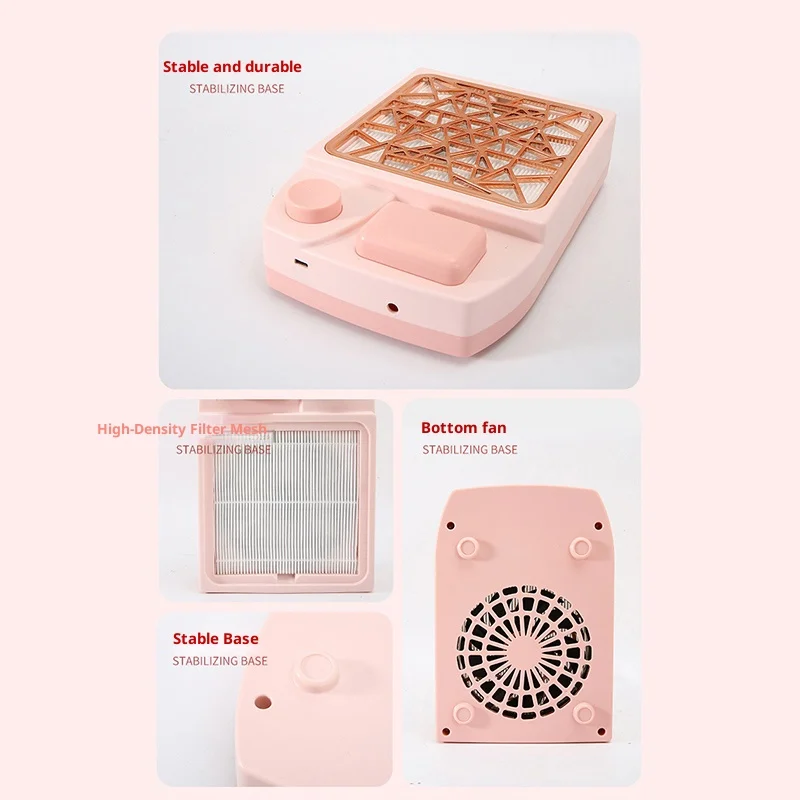 مجمع غبار الأظافر الاحترافي، ملحقات العناية بالأظافر، قابس USB لفن الأظافر، والباديكير، الاستخدام المنزلي أو الرعاية - لا يتطلب بطارية #3