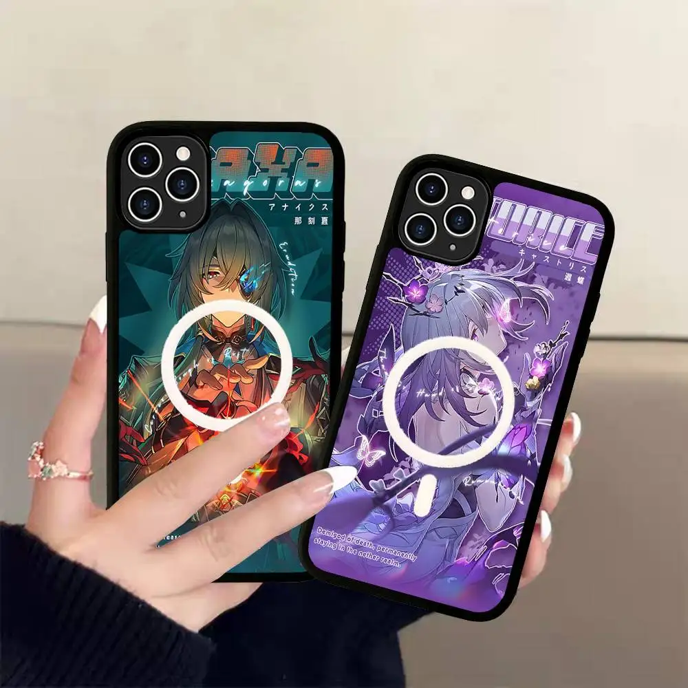 H-Honkai Game S-Star-Rail Anime Phone Case For IPhone 17 Air 16 15 14 13 12 11 Pro Max Plus For Magsafe Wireless Charge Cover