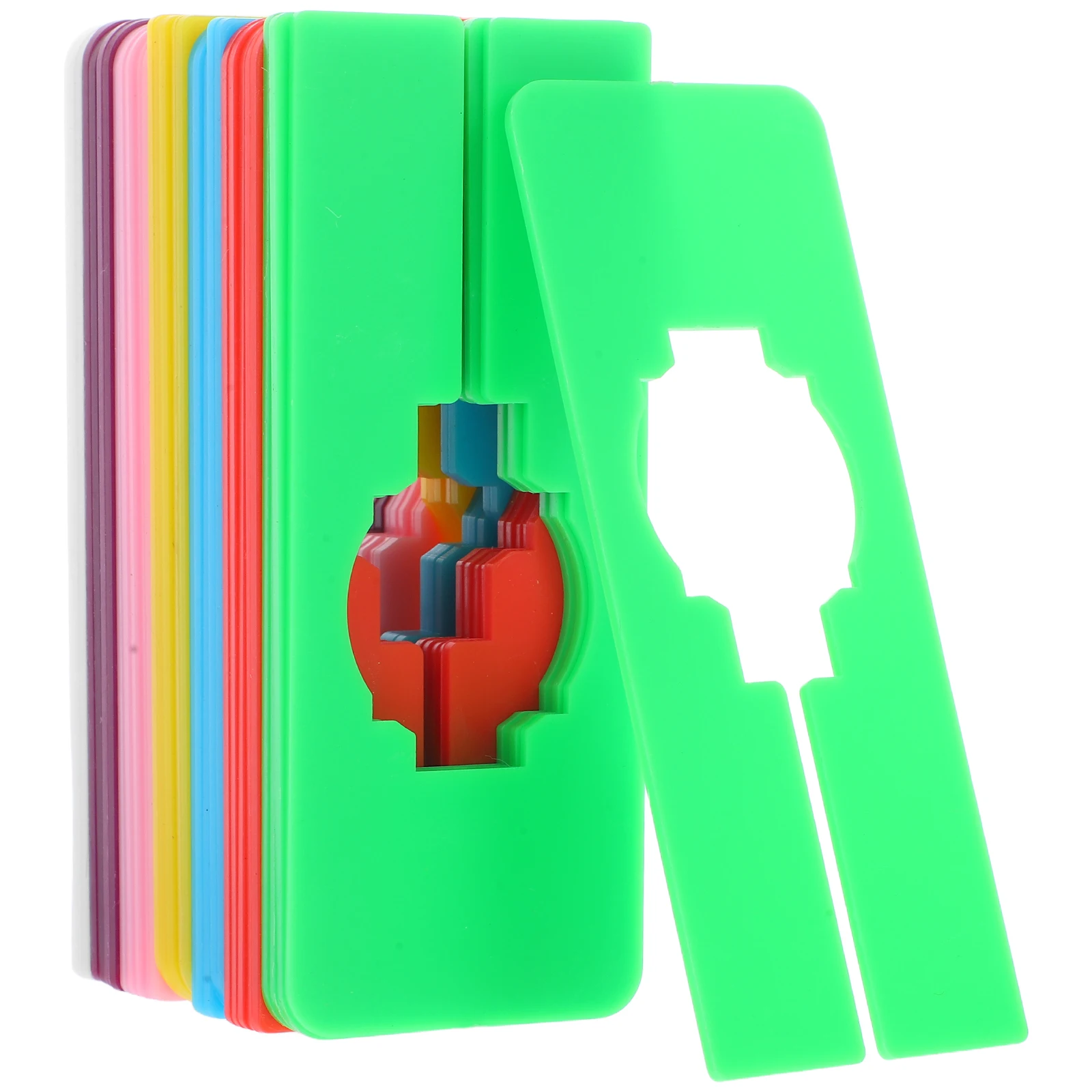 35 قطعة فواصل خزانة 35 28 مللي متر حجم الثقب خواتم ماركر خزانة منظم رف الملابس تسميات حلول تخزين المواد المتينة