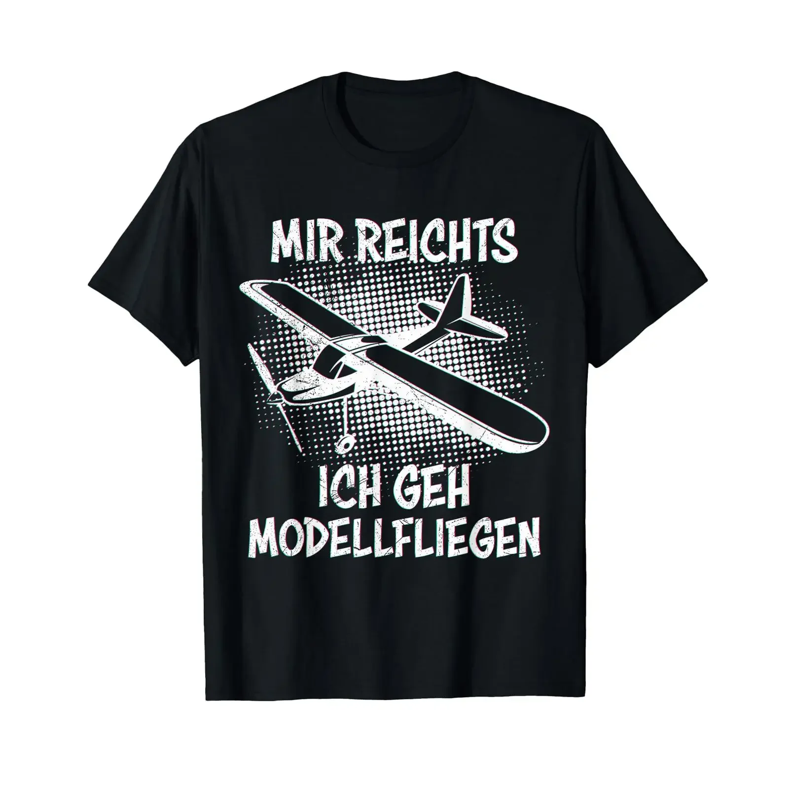 Mir reichts ich geh Model Flies Aeroplane RC T Shirt vintage Washed Comfortable Unisex designer clothes Slightly homme Soft