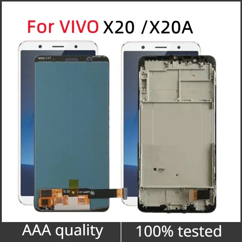 

TFT LCD For VIVO X20 X20A LCD Display Touch Screen Digitizer Glass Lens Assembly Replacement For phone X20 A LCD screen