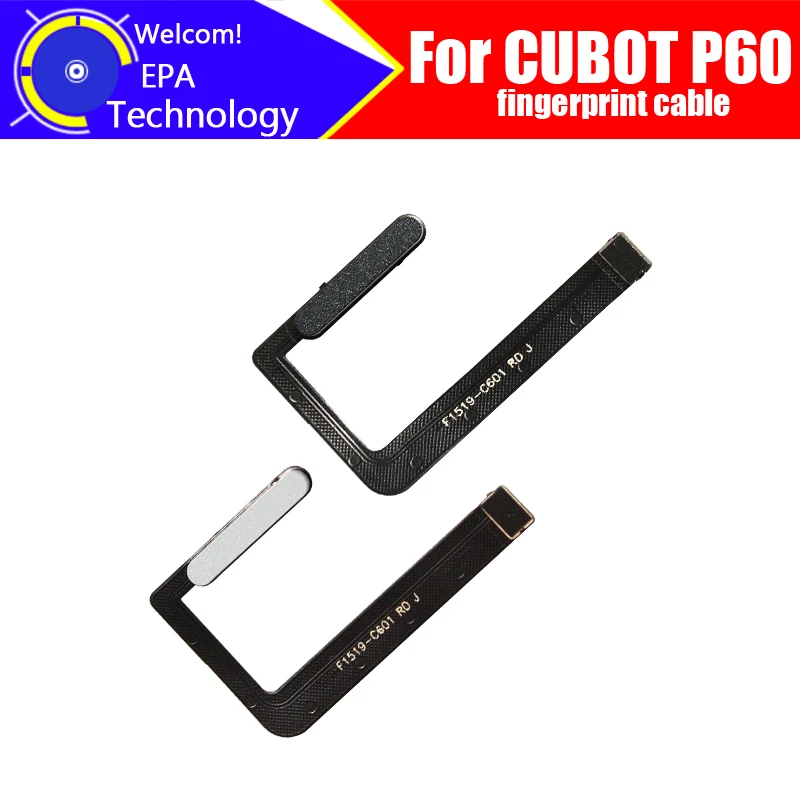 100% Original New Fingerprint Cable Repair Replacement Accessory for CUBOT P60 Smart Phone.